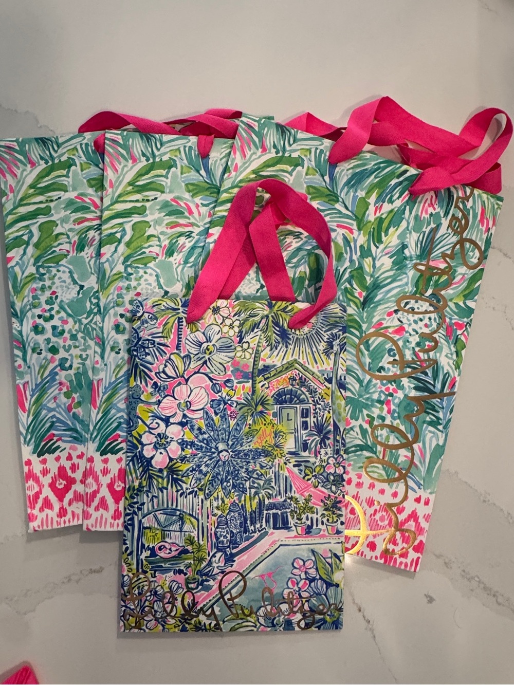 Lilly Pulitzer gift bags